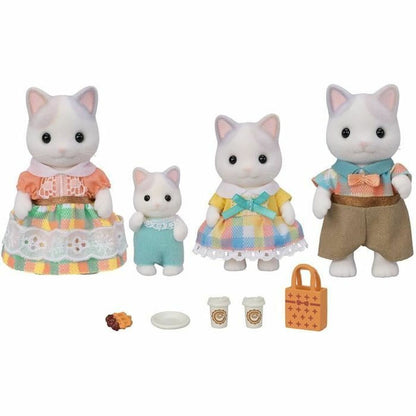 Accesorios para casa de Muñecas Sylvanian Families 5738 Latte Cat Family  Comprati.