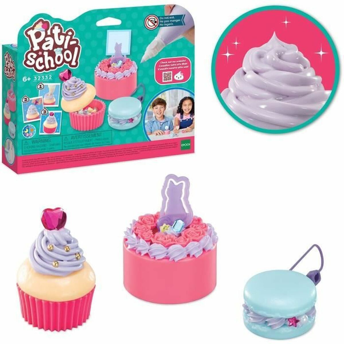 Juego de Manualidades EPOCH D'ENFANCE Pati School Cakes  Comprati.