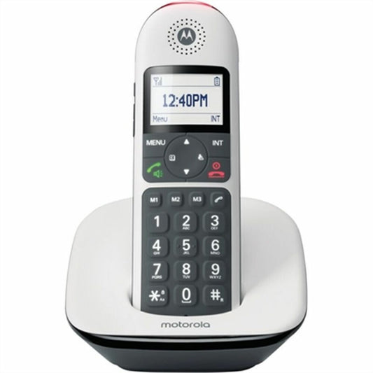 Teléfono Inalámbrico Motorola 107CD5001WHITE Blanco Negro/Blanco  Comprati.