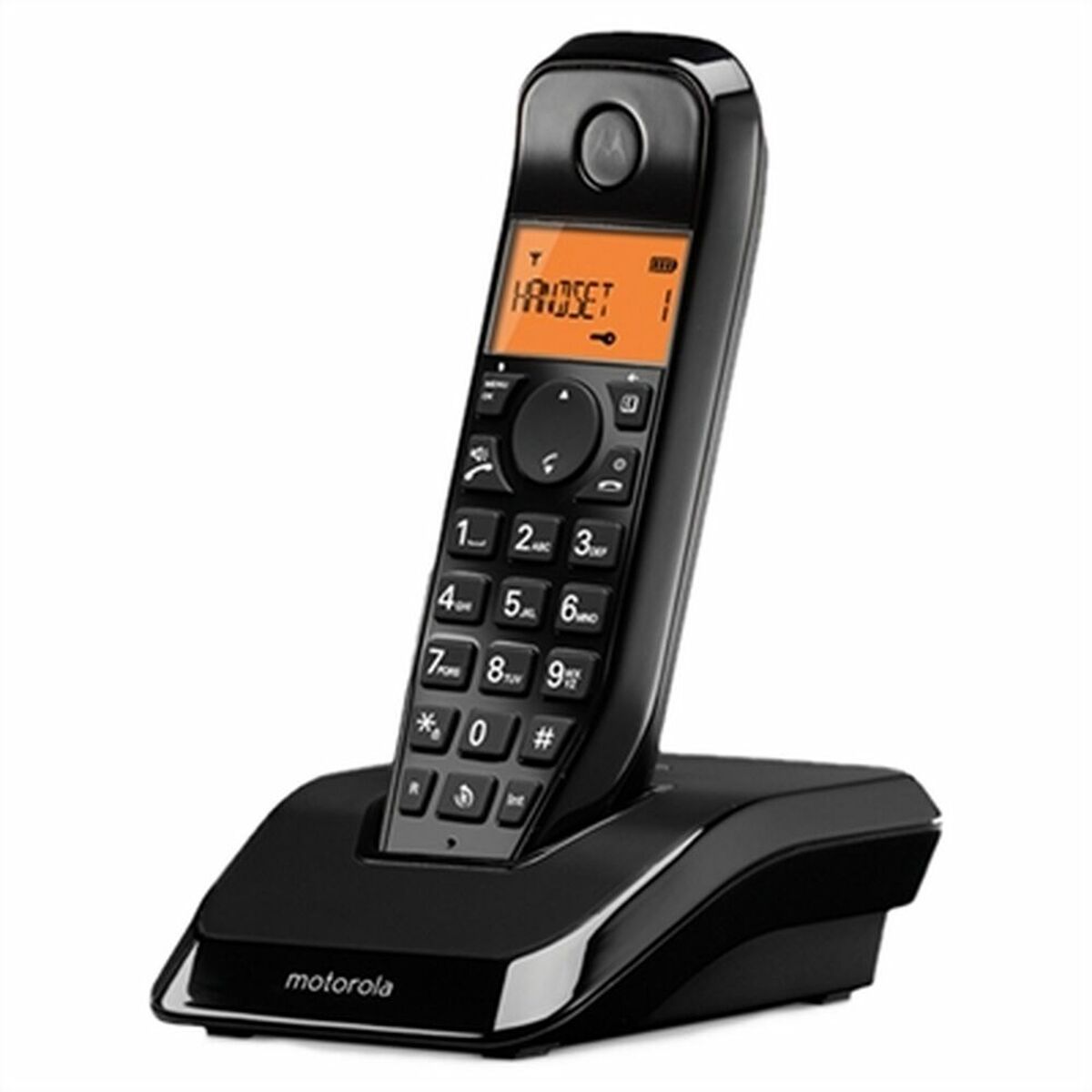 Teléfono Inalámbrico Motorola MOT31S1201N Negro  Comprati.