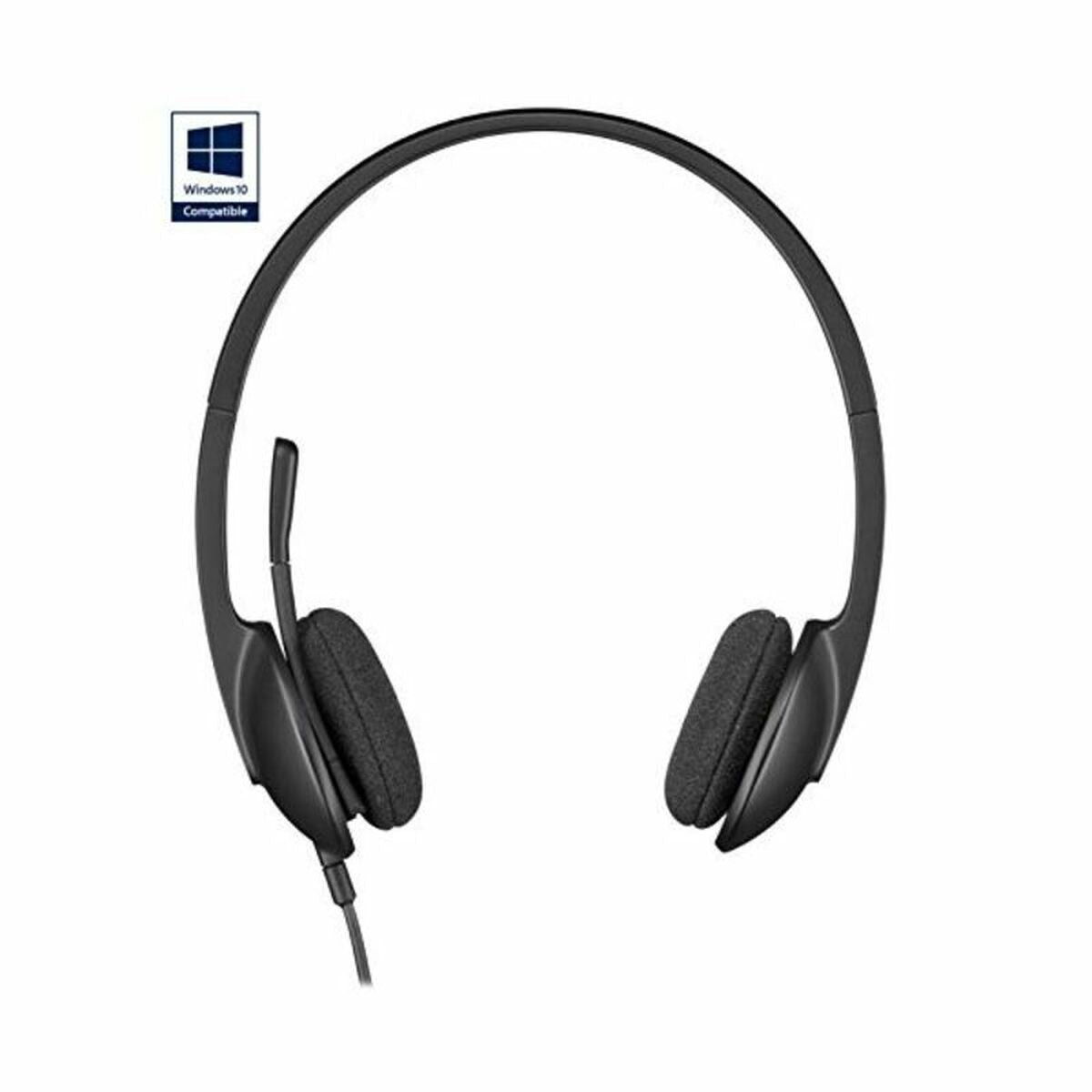 Auriculares con Micrófono Logitech 981-000475 Negro  Comprati.