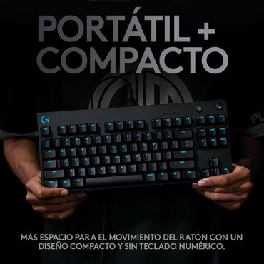 Teclado Logitech CD68998 Negro RGB LED  Comprati.