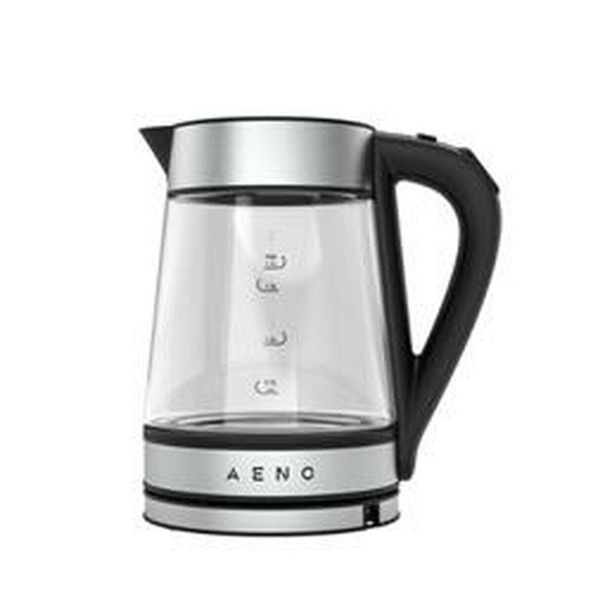 Hervidor Aeno EK1 Transparente 1,7 L 2200 W Negro  Comprati.