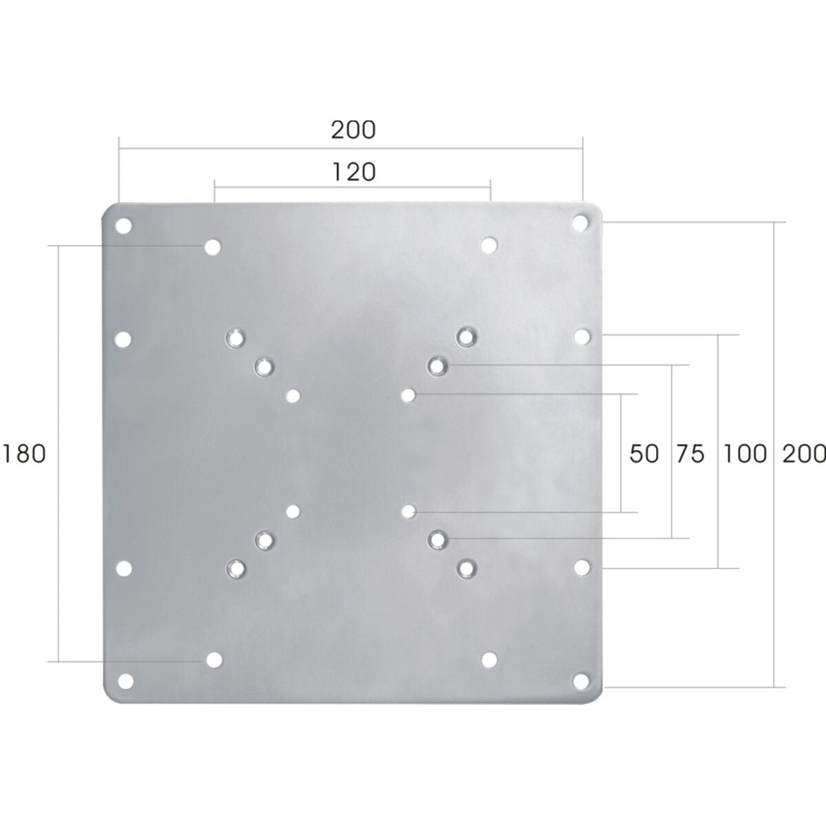 Placa de Pared Neomounts FPMA-VESA200 22"-42" 35 kg  Comprati.