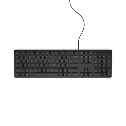 Teclado Dell KB216 Negro Monocromo Inglés EEUU QWERTY Qwerty US  Comprati.