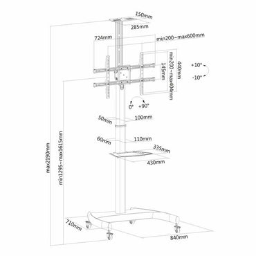 Soporte TV Neomounts PLASMA-M1900E 37" 50 kg  Comprati.