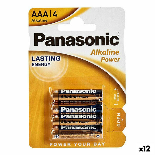 Pilas Alcalinas Panasonic LR03 AAA (12 Unidades)  Comprati.