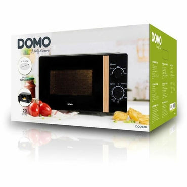 Microondas DOMO Negro 700 W 20 L  Comprati.