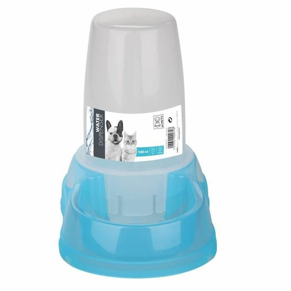 Dispensador de Agua MPETS Azul Plástico 1,5 L  Comprati.