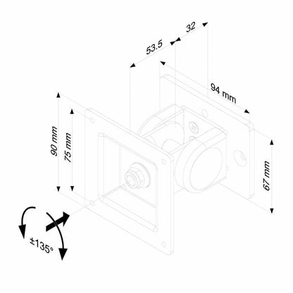 Soporte TV Neomounts FPMA-DTBW100  Comprati.