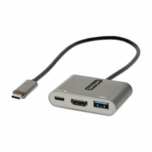 Adaptador USB C a HDMI Startech CDP2HDUACP2 Plata  Comprati.