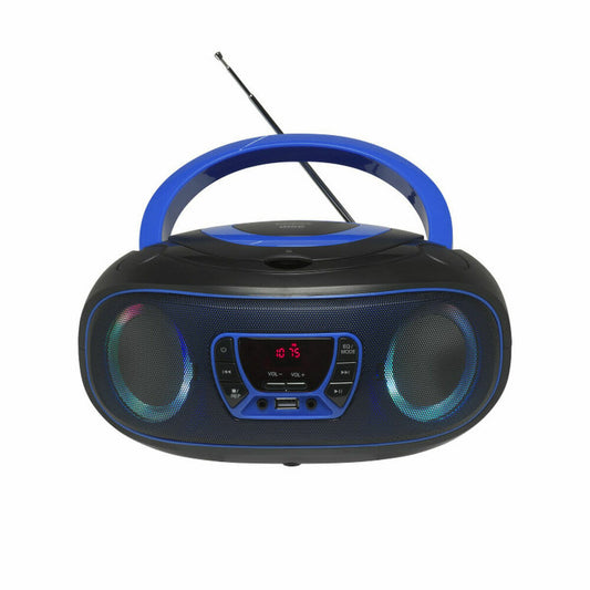 Radio CD MP3 Denver Electronics Bluetooth LED LCD Azul Negro/Azul  Comprati.