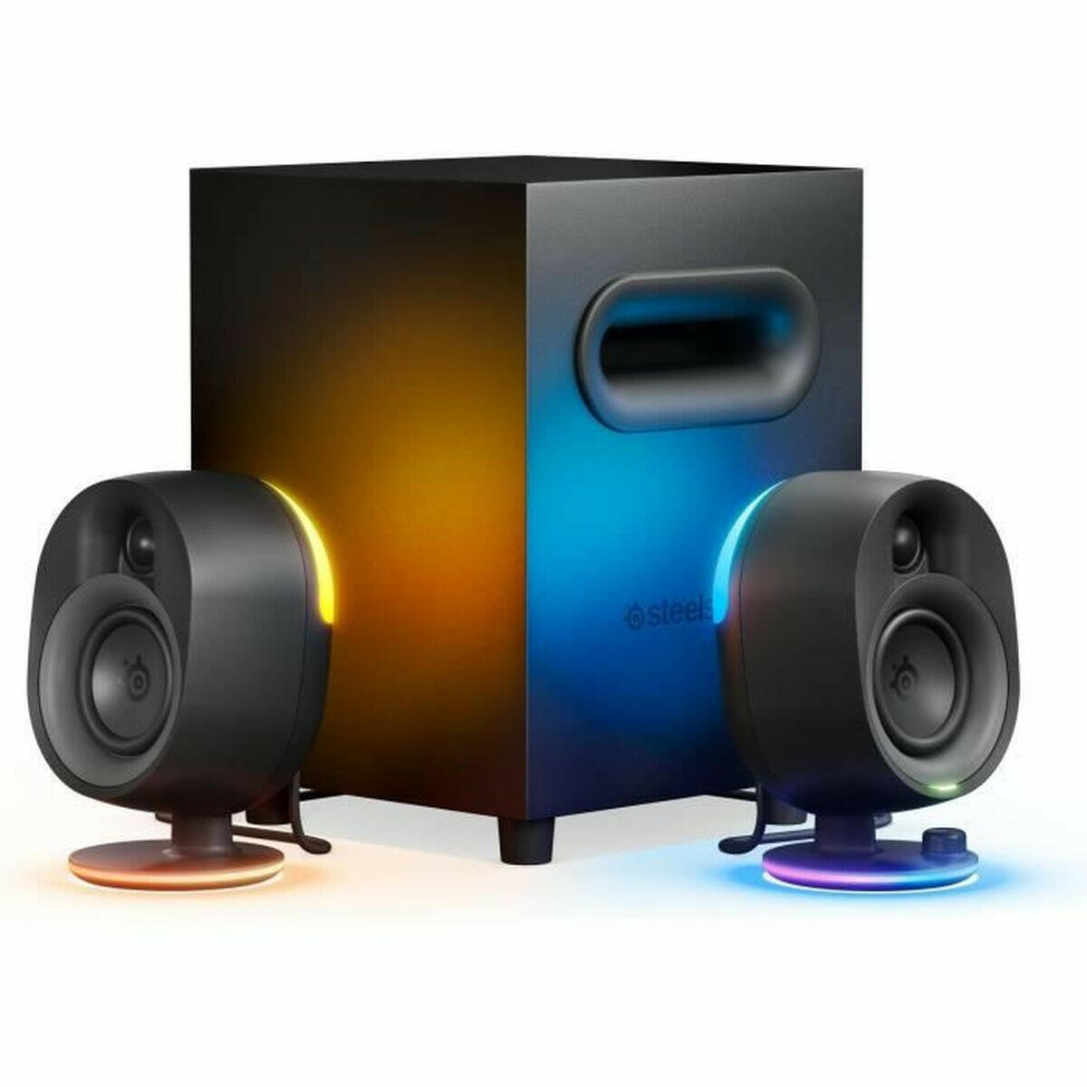 Altavoces PC SteelSeries Arena 7 RGB Negro  Comprati.