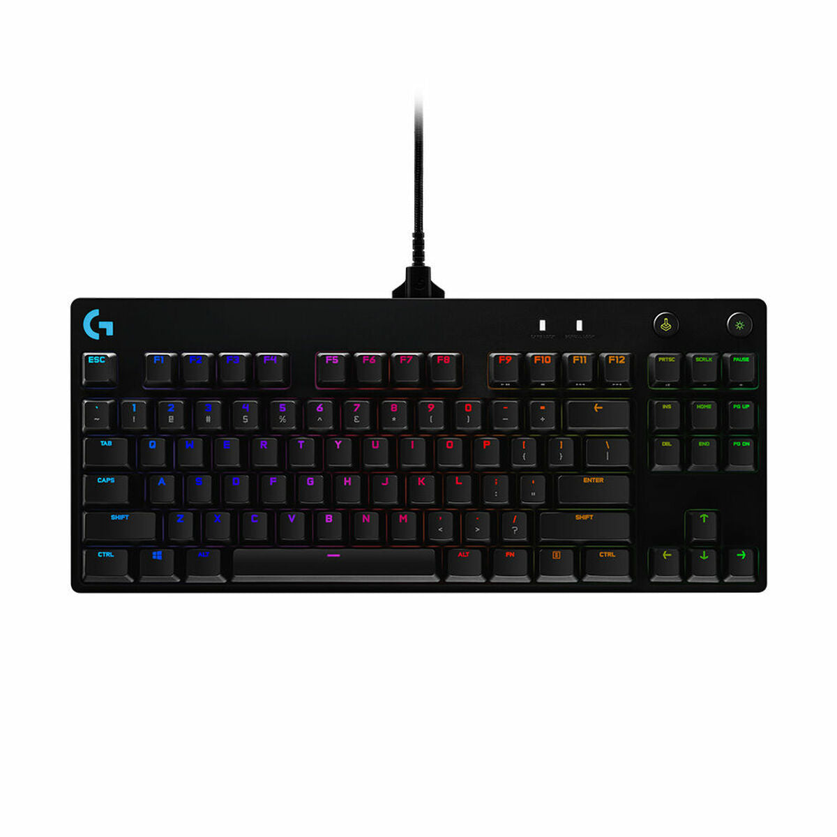 Teclado Logitech CD68998 Negro RGB LED  Comprati.