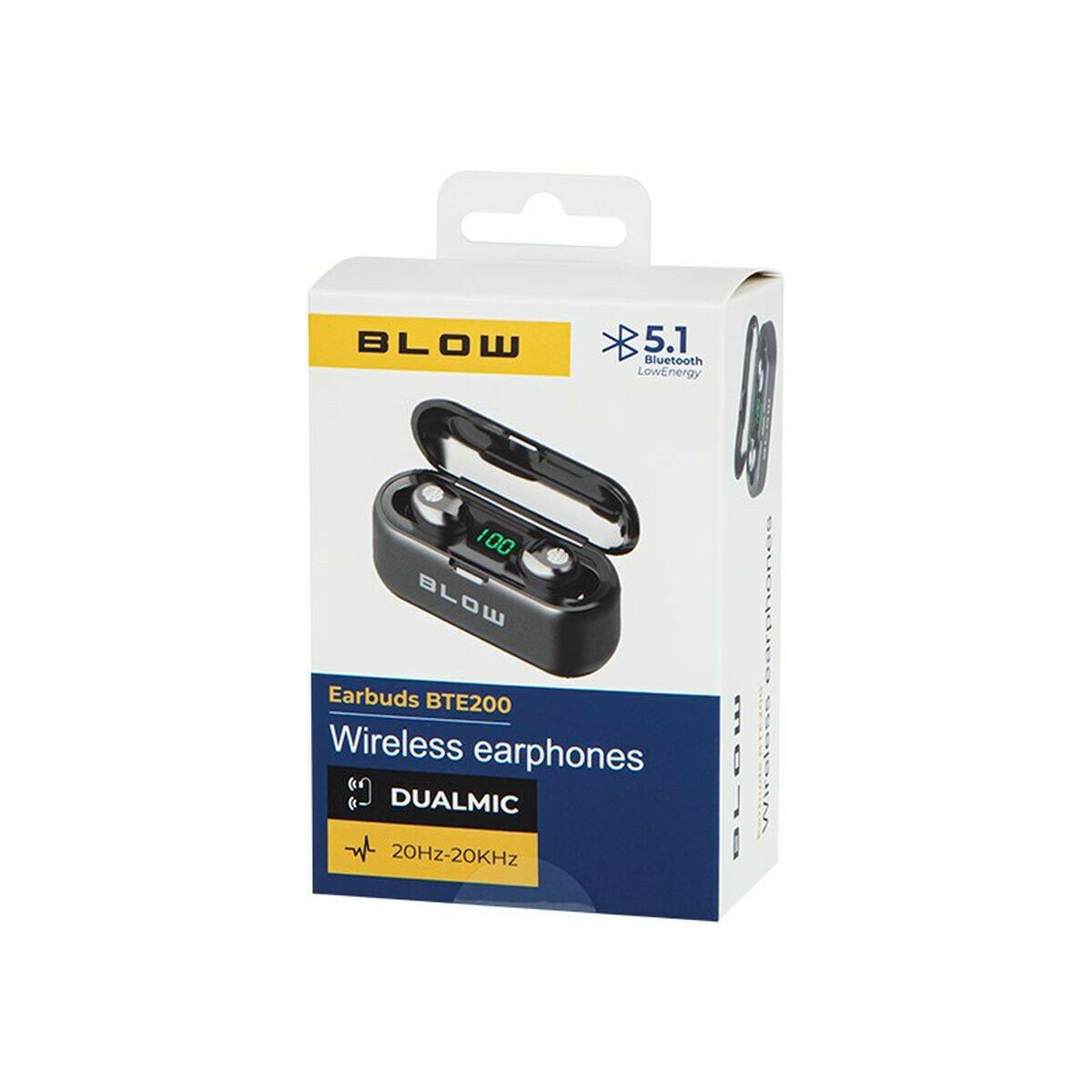 Auriculares in Ear Bluetooth Blow BTE200 Negro  Comprati.