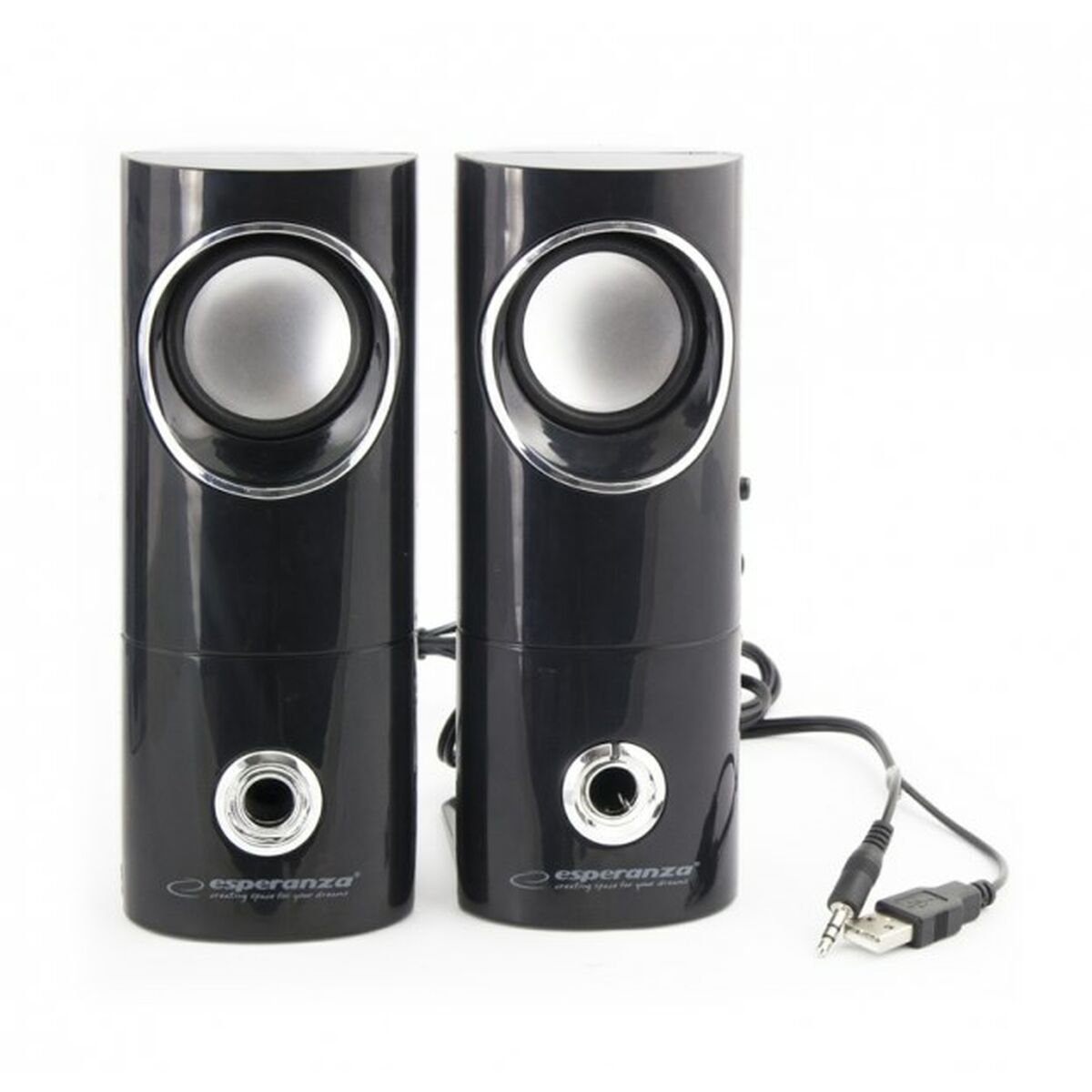 Altavoces PC Esperanza 2.0 BEAT 6 W Negro  Comprati.