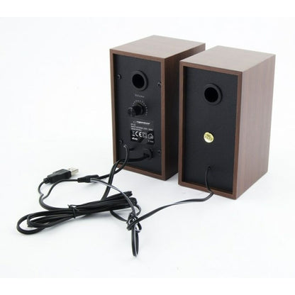 Altavoces PC Esperanza 2.0 FOLK Madera  Comprati.