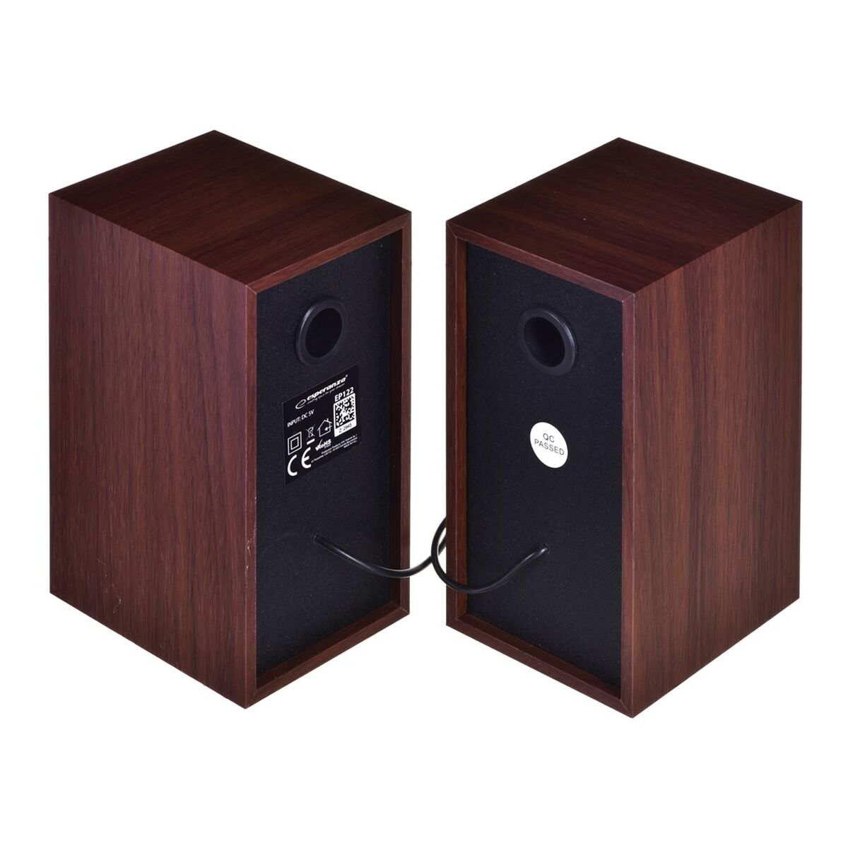 Altavoces PC Esperanza 2.0 FOLK Madera  Comprati.