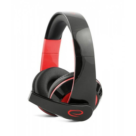 Auriculares con Micrófono Esperanza EGH300R Negro Rojo  Comprati.