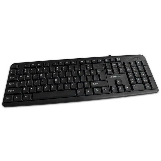 Teclado Esperanza EK139 Negro Monocromo Polaco QWERTY  Comprati.