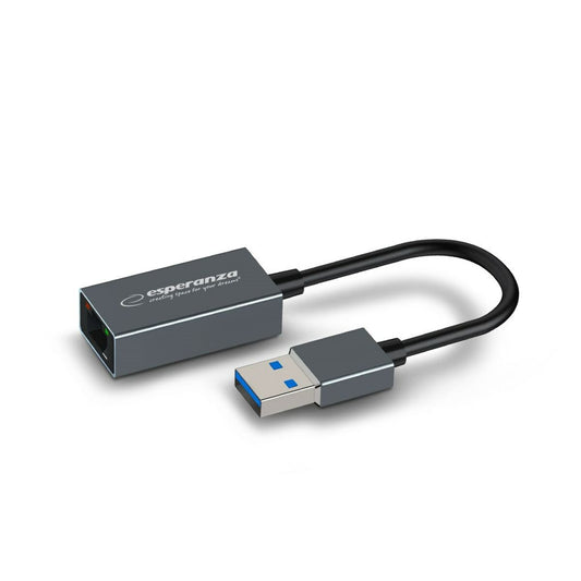 Adaptador USB a Ethernet Esperanza ENA101 18 cm  Comprati.