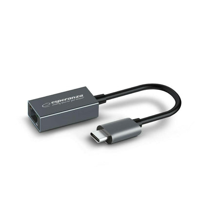 Adaptador USB-C a Ethernet Esperanza ENA102  Comprati.