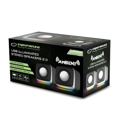 Altavoces PC Esperanza EGS108 Negro 6 W  Comprati.