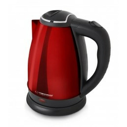 Hervidor Esperanza EKK113R Negro Rojo Acero Inoxidable Plástico 1800 W 1,8 L  Comprati.