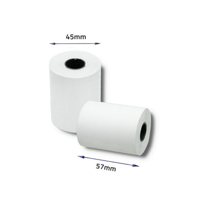 Rollo Papel Térmico Qoltec 51896 10 Unidades Blanco 57 mm 20 m  Comprati.