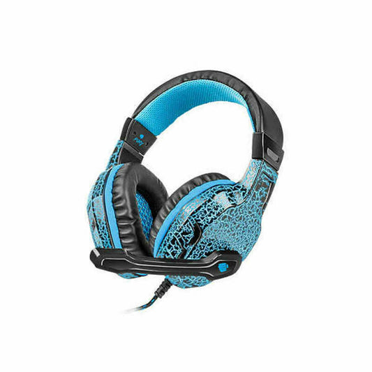 Auriculares con Micrófono Natec Fury Hellcat Azul Negro  Comprati.