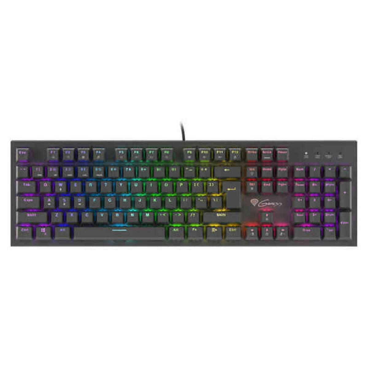 Teclado Gaming Genesis NKG-1721 RGB Negro Qwerty Español  Comprati.