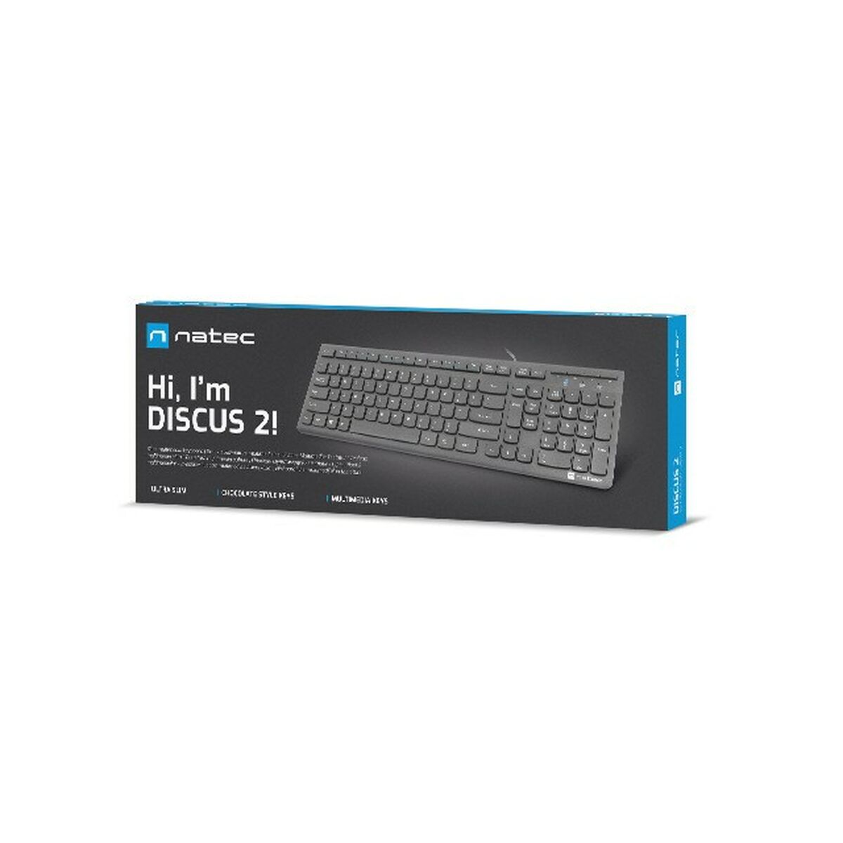 Teclado Natec NKL-1829 Verde Inglés EEUU QWERTY  Comprati.