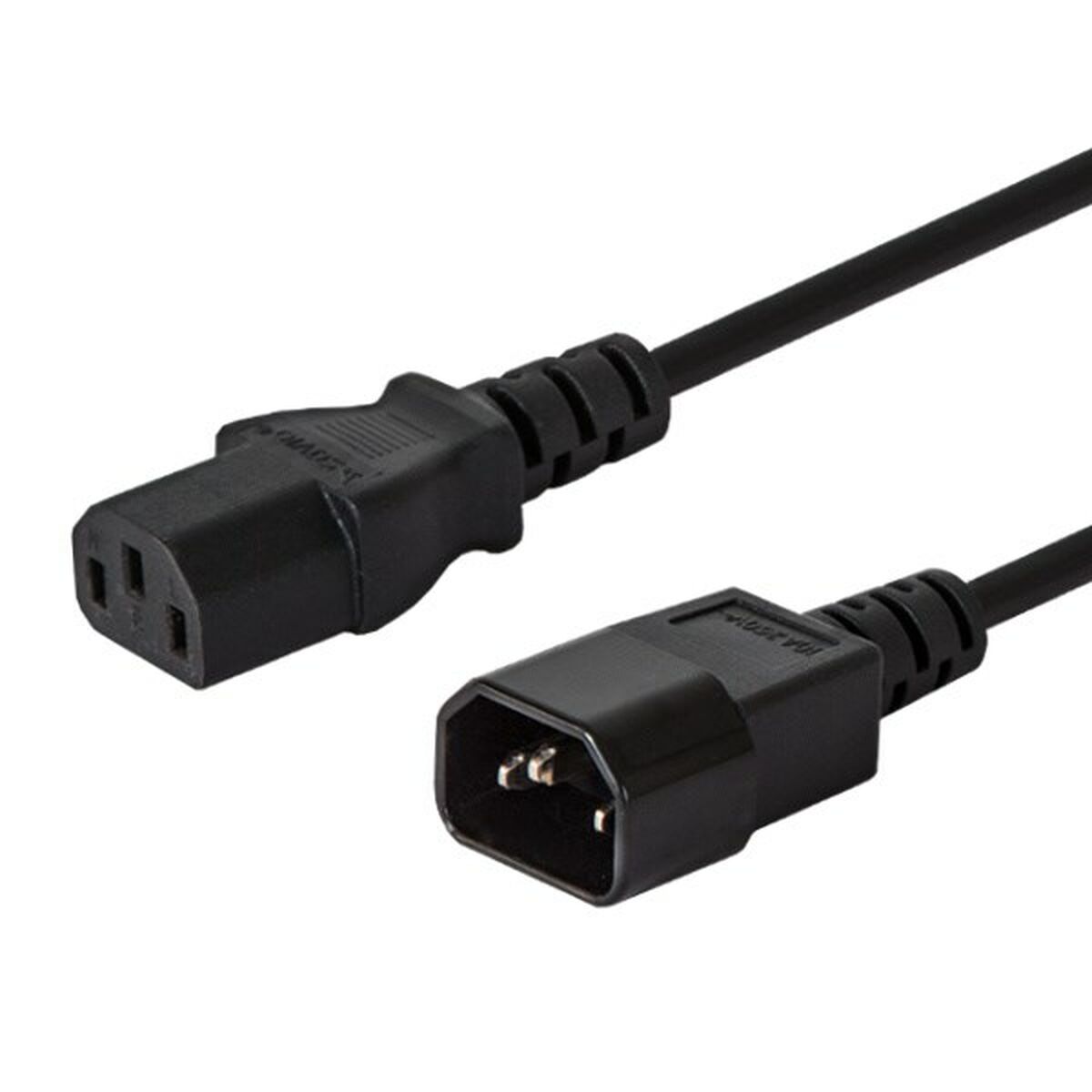 Cable de Alimentación Savio CL-99 Negro C13 C14 1,2 m  Comprati.