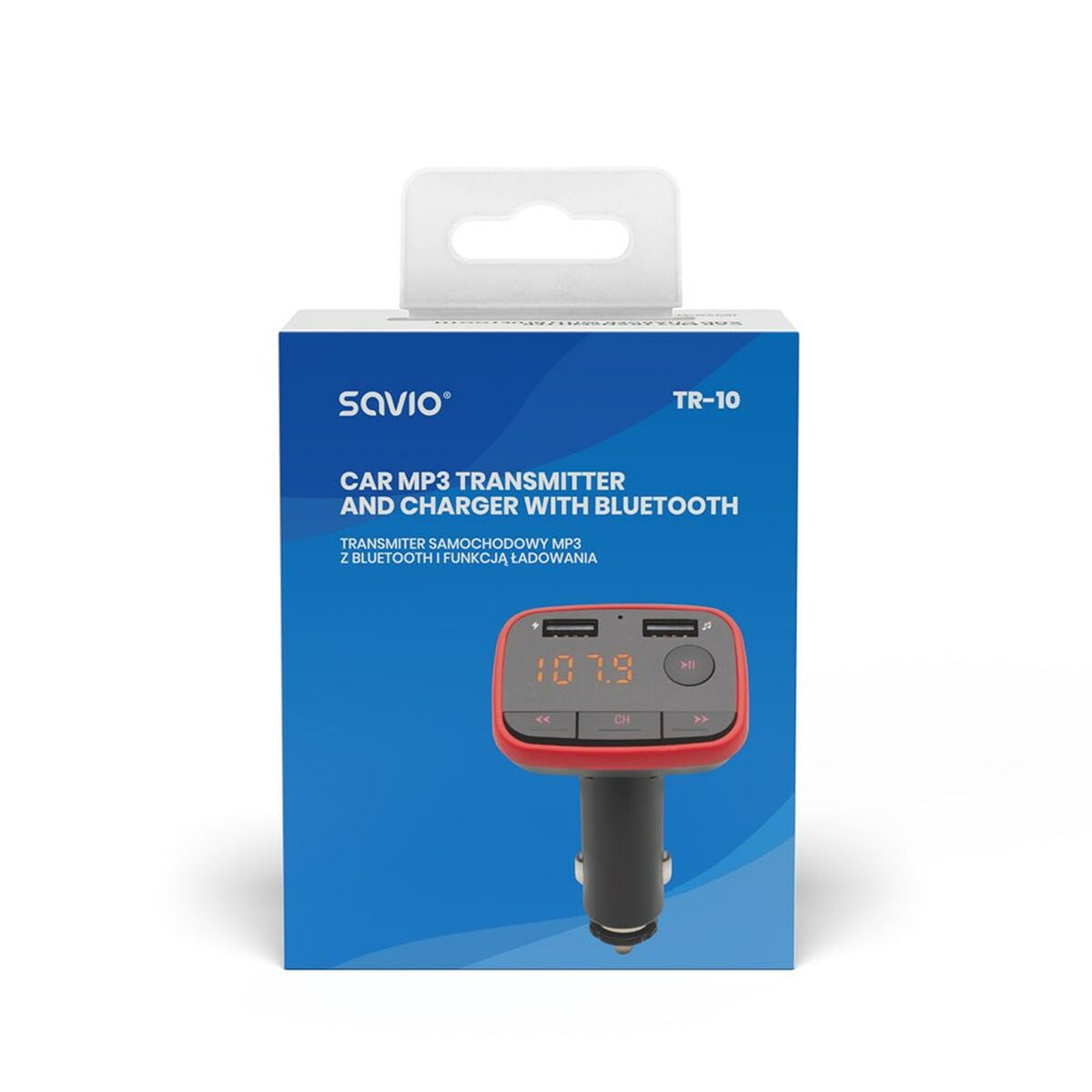 Reproductor MP3 y Transmisor FM para Coche Savio SAVTR-10  Comprati.