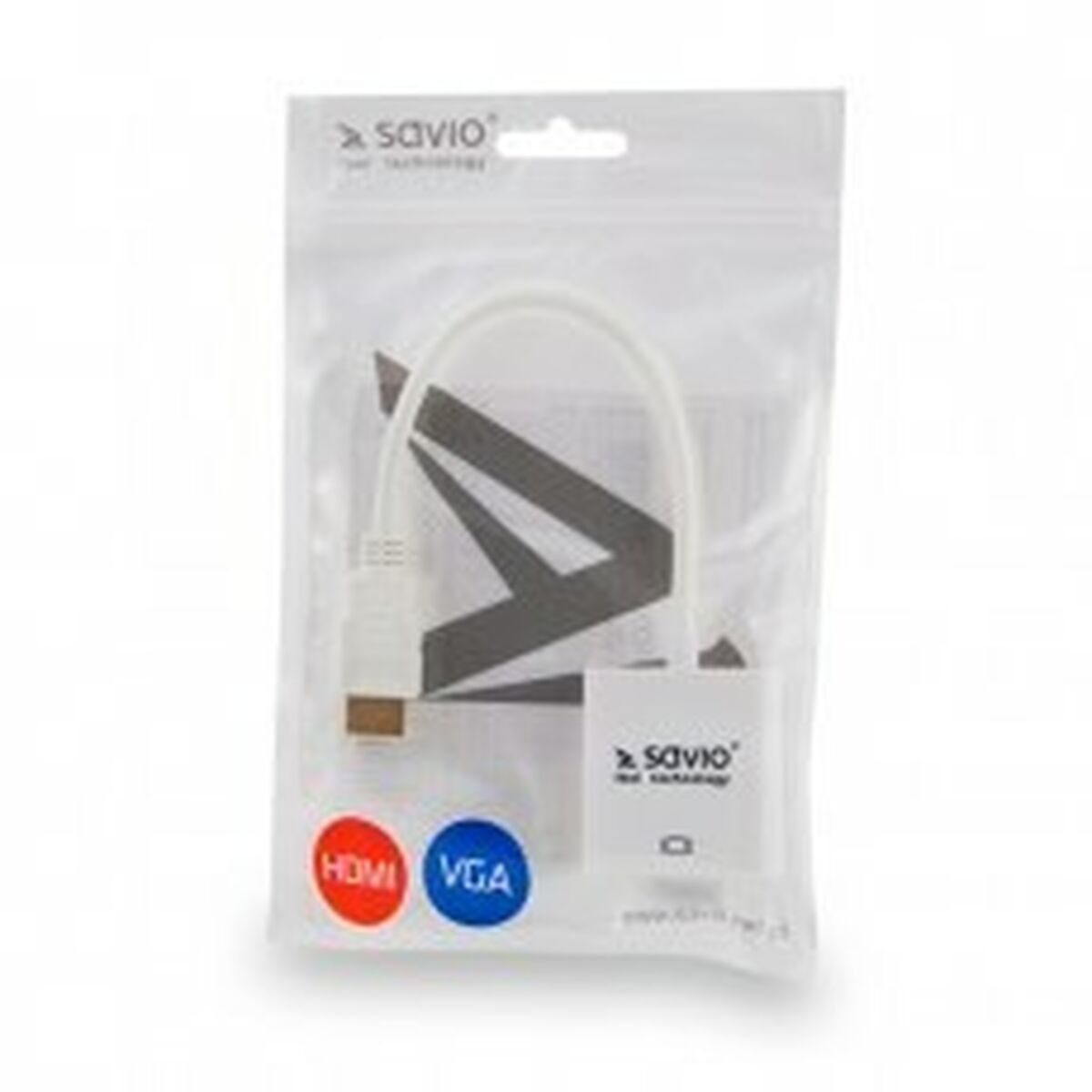 Adaptador HDMI a VGA Savio CL-27B Blanco  Comprati.