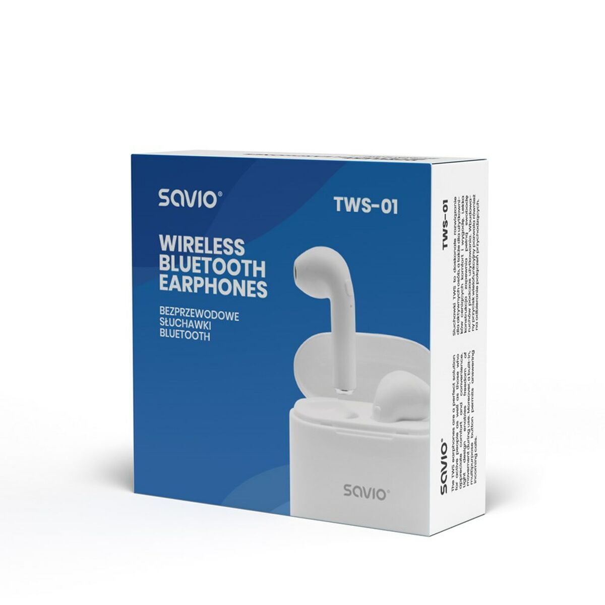 Auriculares in Ear Bluetooth Savio TWS-01 Blanco  Comprati.