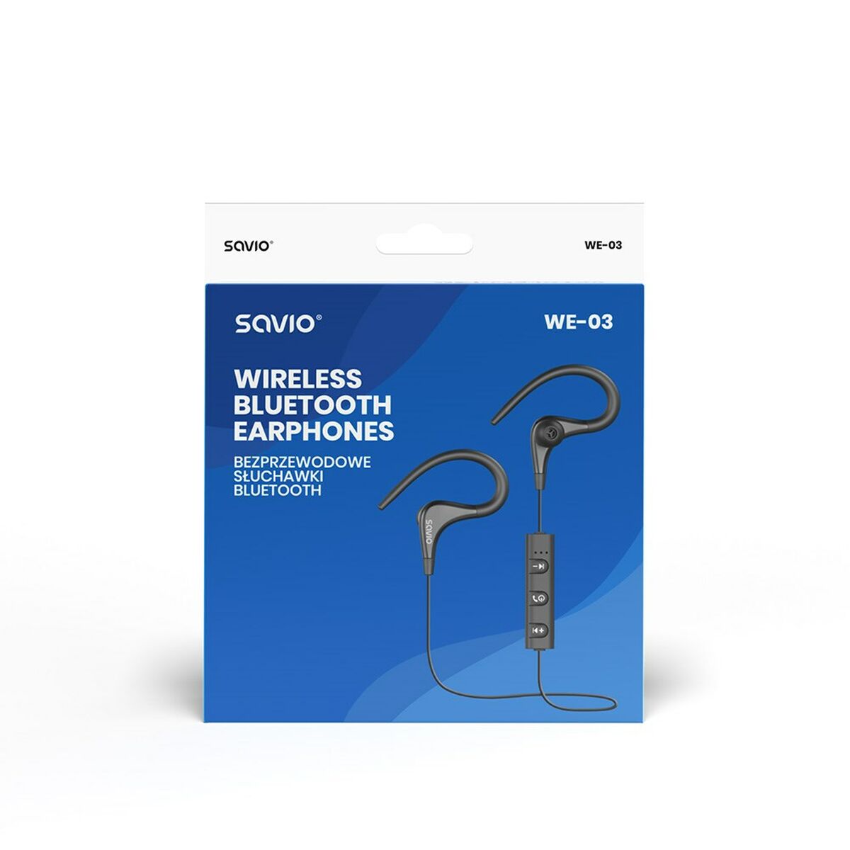 Auriculares Bluetooth Deportivos Savio WE-03 Negro  Comprati.