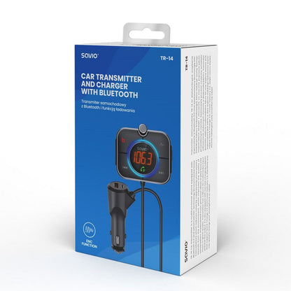 Reproductor MP3 y Transmisor FM para Coche Savio TR-14  Comprati.