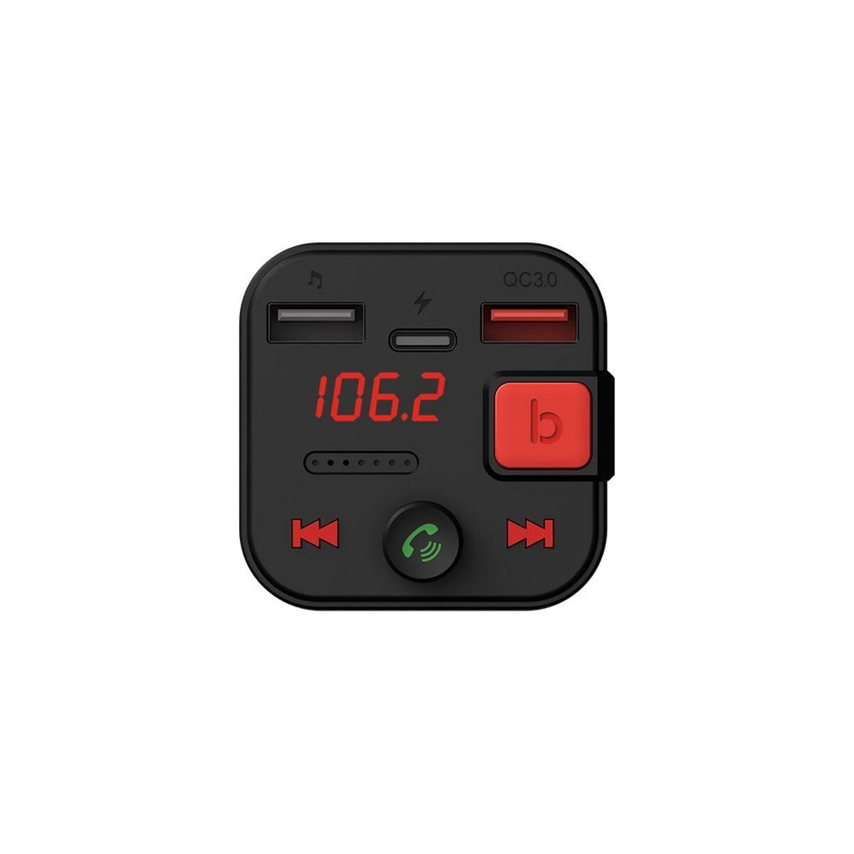 Reproductor MP3 y Transmisor FM para Coche Savio TR-15  Comprati.