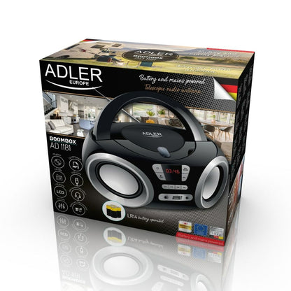 Radio Adler AD 1181 Negro Plateado  Comprati.