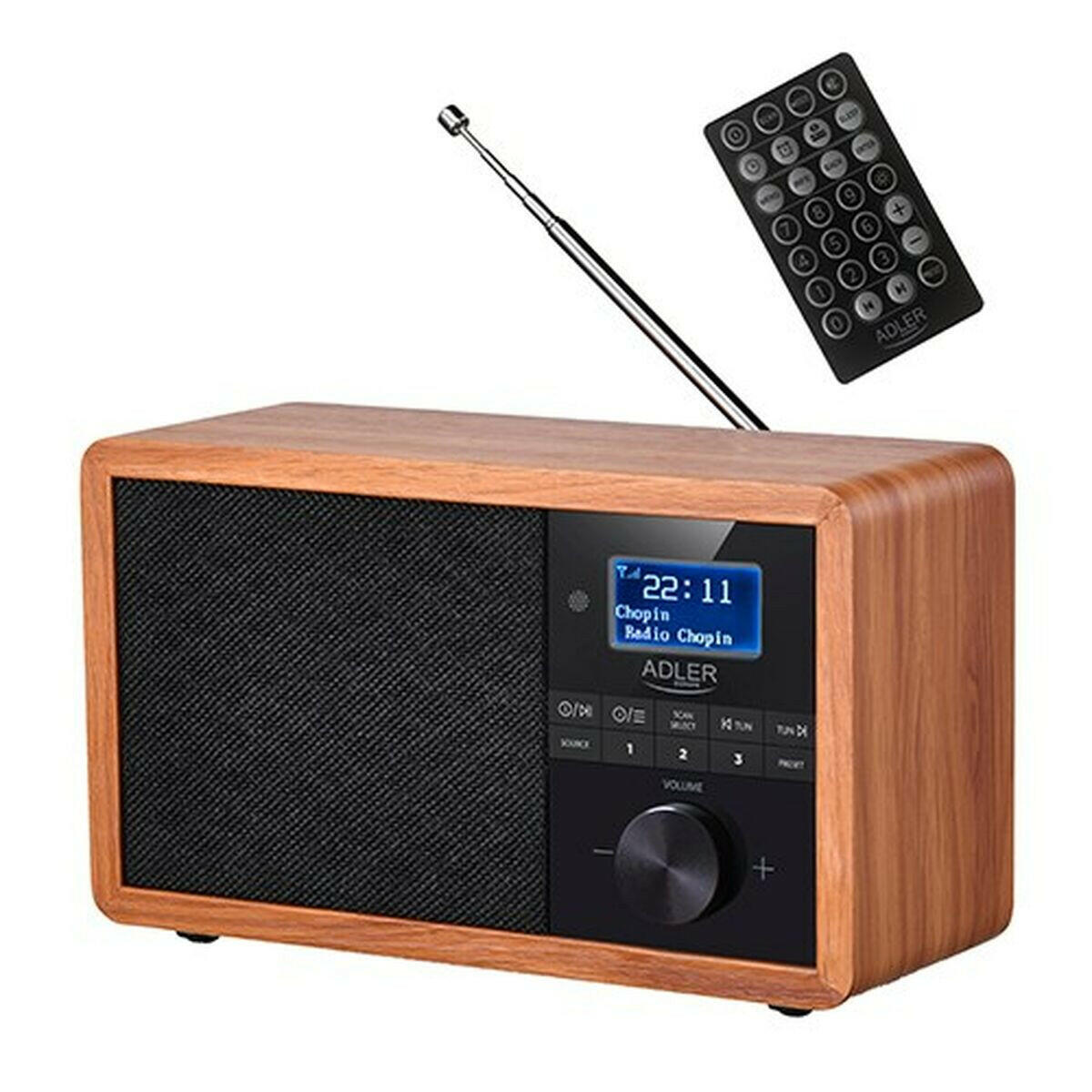 Radio Adler AD 1184 Negro Madera  Comprati.