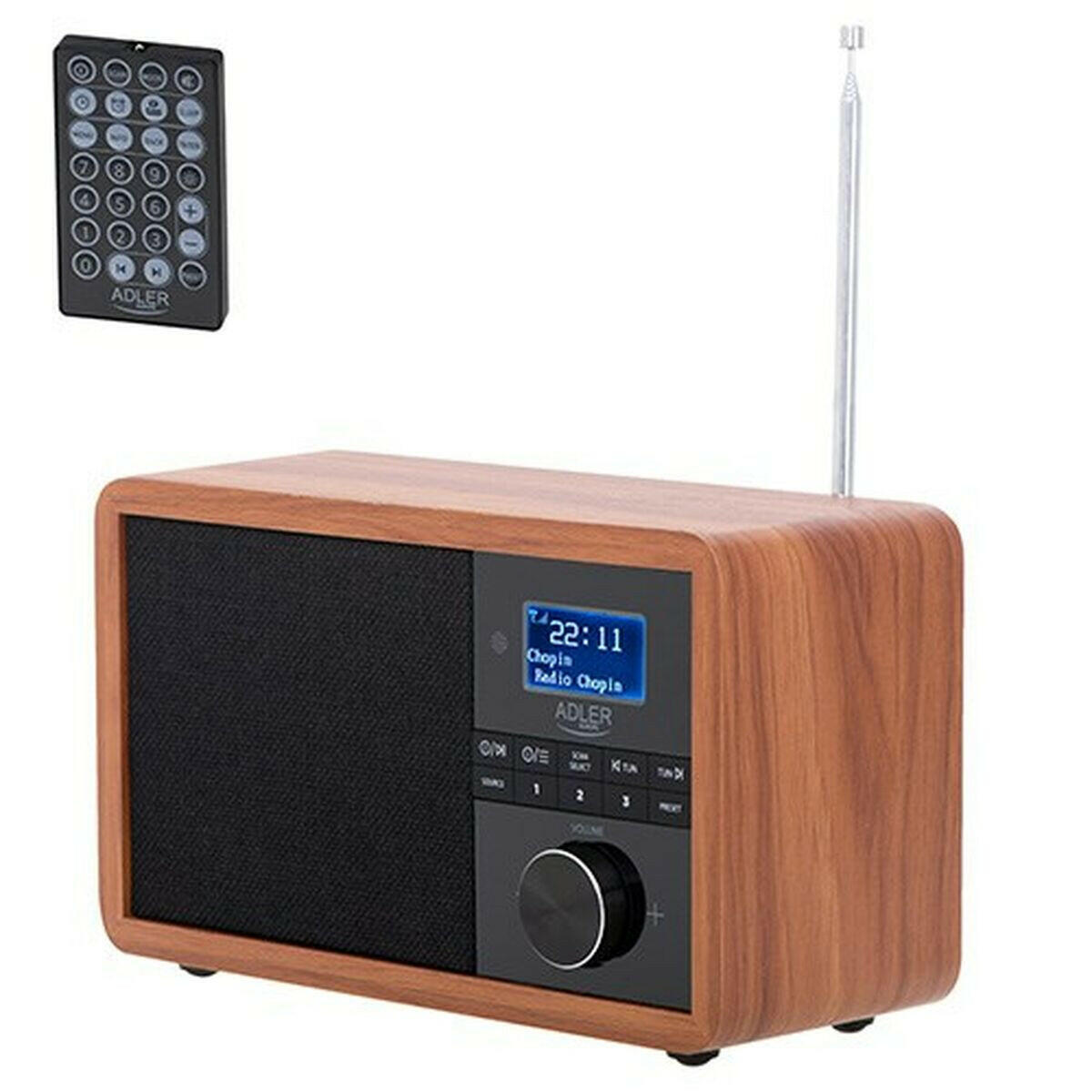 Radio Adler AD 1184 Negro Madera  Comprati.