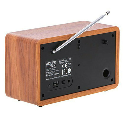 Radio Adler AD 1184 Negro Madera  Comprati.