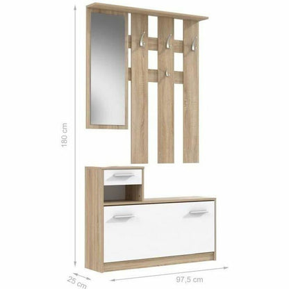 Juego de muebles Pili Blanco 97,5 x 180 x 25 cm  Comprati.