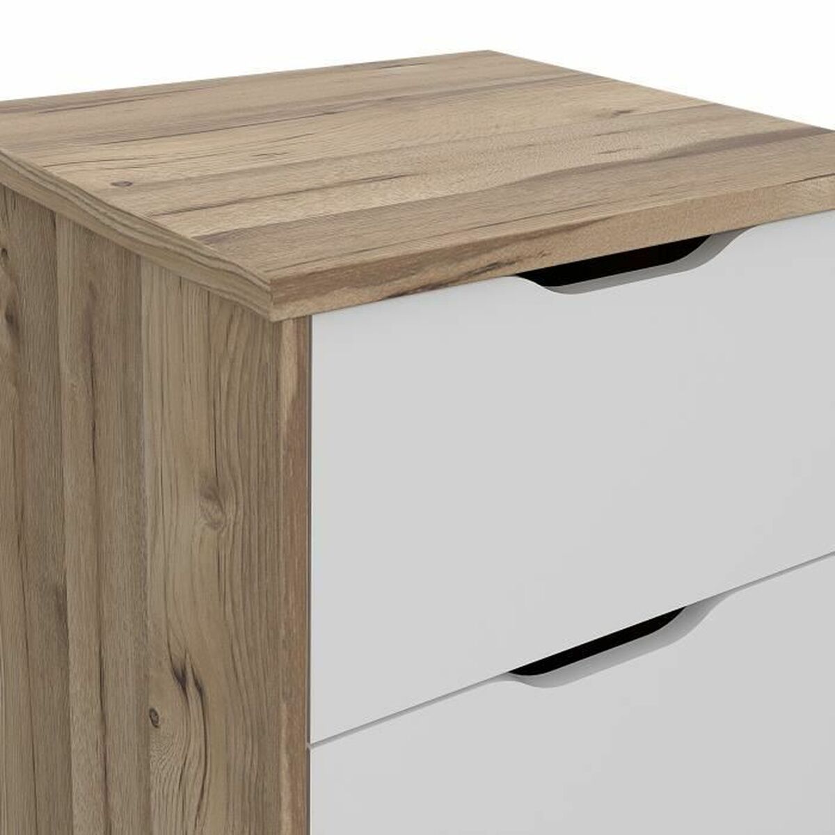 Cajonera Vankka Roble 45 x 42 x 108 cm 45 x 108,7 x 42 cm  Comprati.