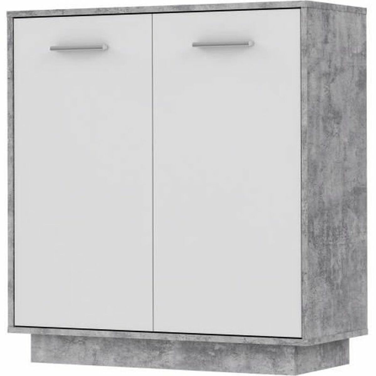 Mueble de almacenaje Madera Gris claro Blanco (88,9 x 34,2 x 88,1 cm)  Comprati.