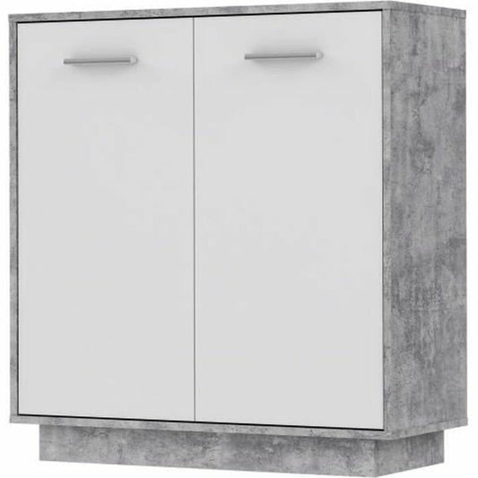 Mueble de almacenaje Madera Gris claro Blanco (88,9 x 34,2 x 88,1 cm)  Comprati.