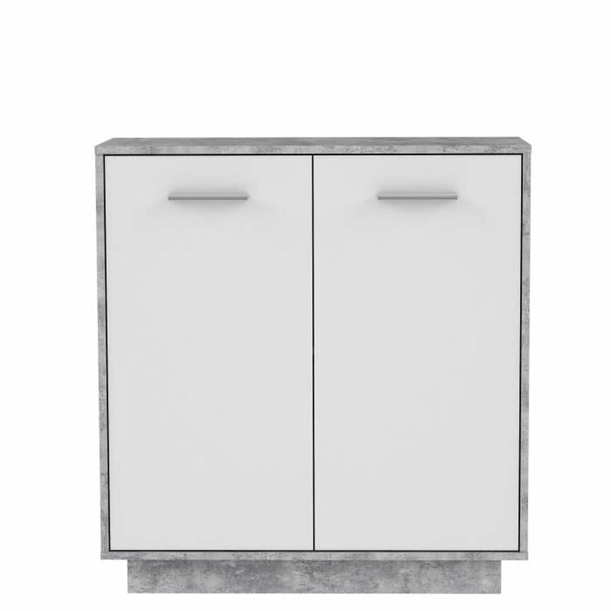 Mueble de almacenaje Madera Gris claro Blanco (88,9 x 34,2 x 88,1 cm)  Comprati.