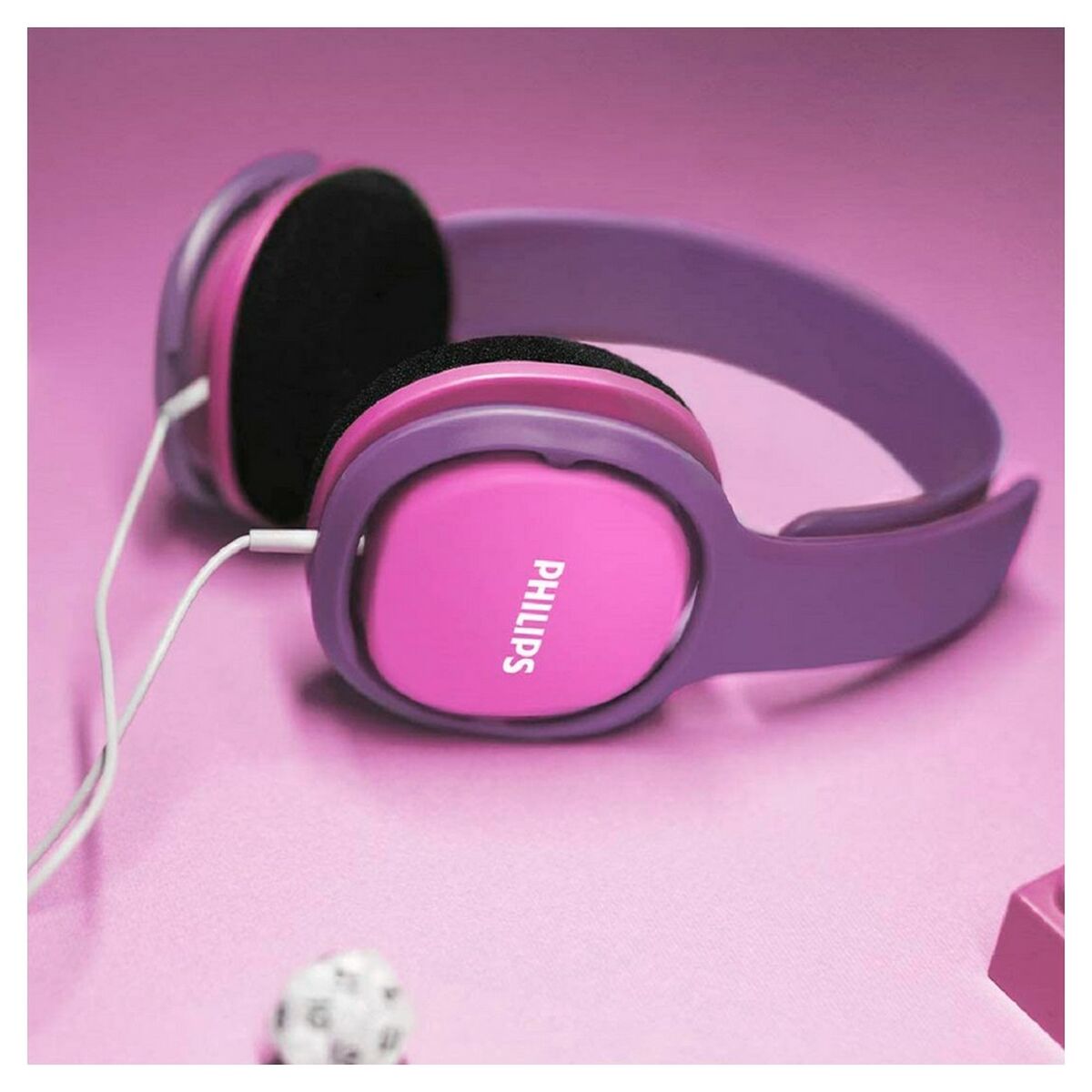 Auriculares de Diadema Philips Rosa Para niños Con cable  Comprati.