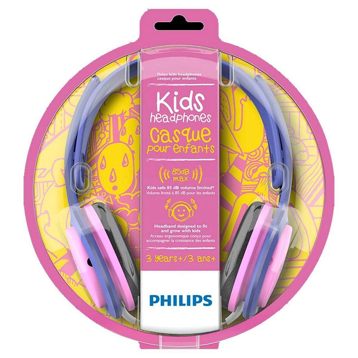 Auriculares de Diadema Philips Rosa Para niños Con cable  Comprati.